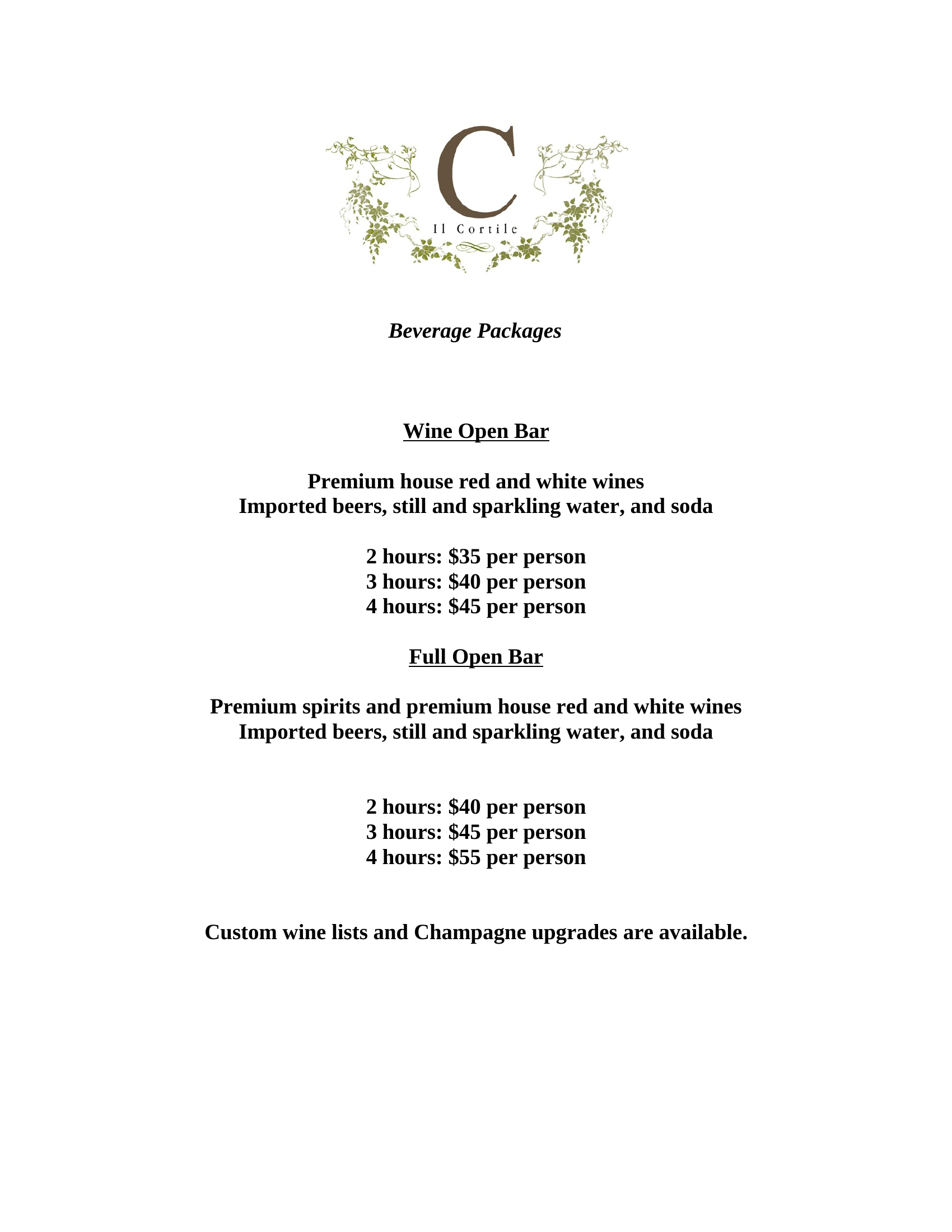 Menu Page 5