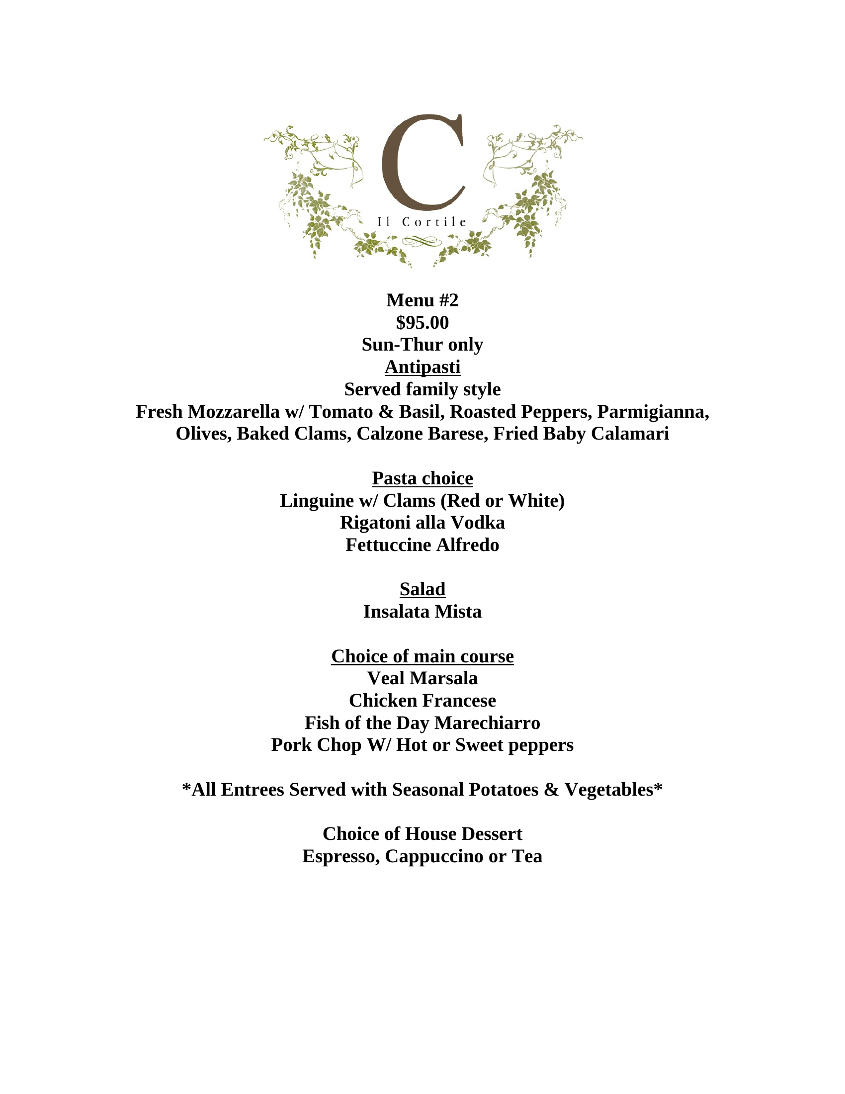 Menu Page 10