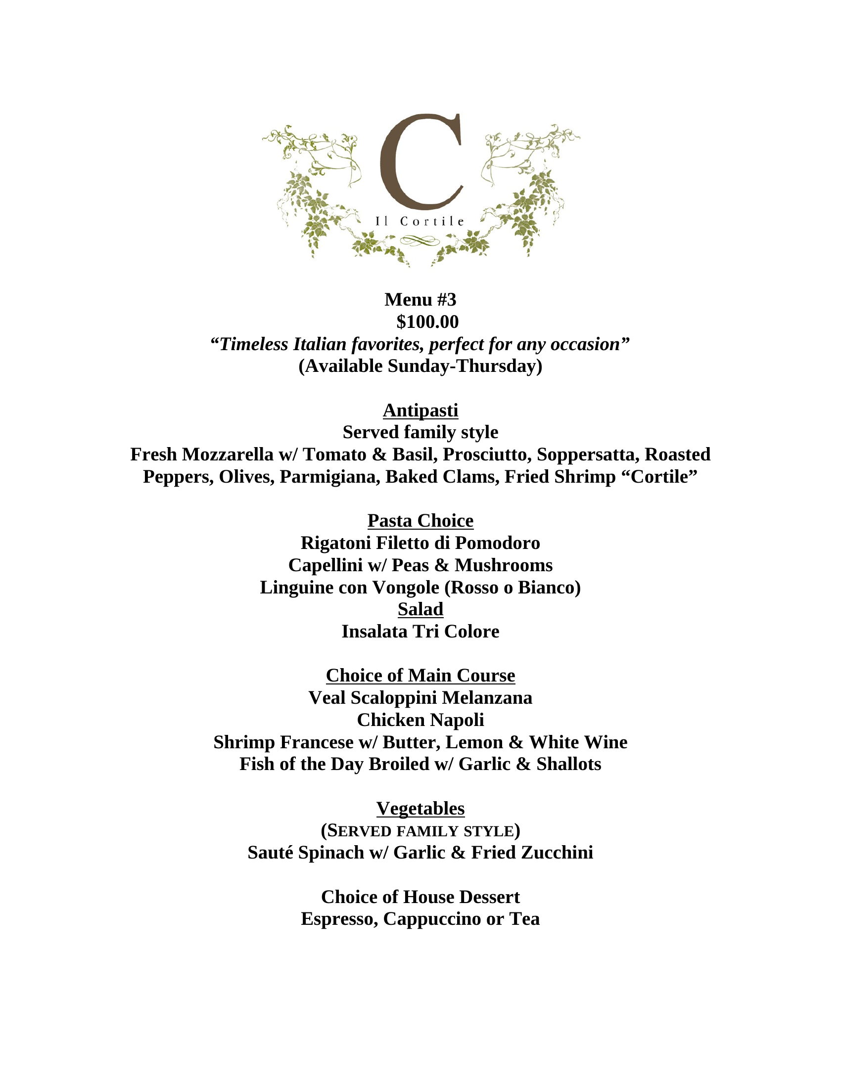 Menu Page 11