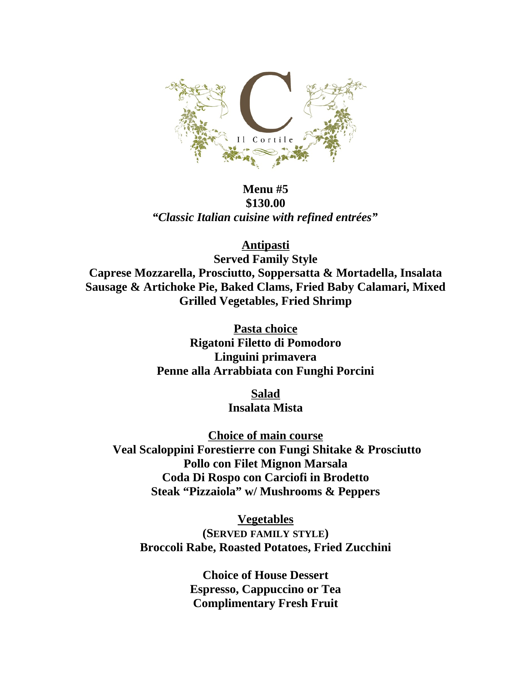 Menu Page 13