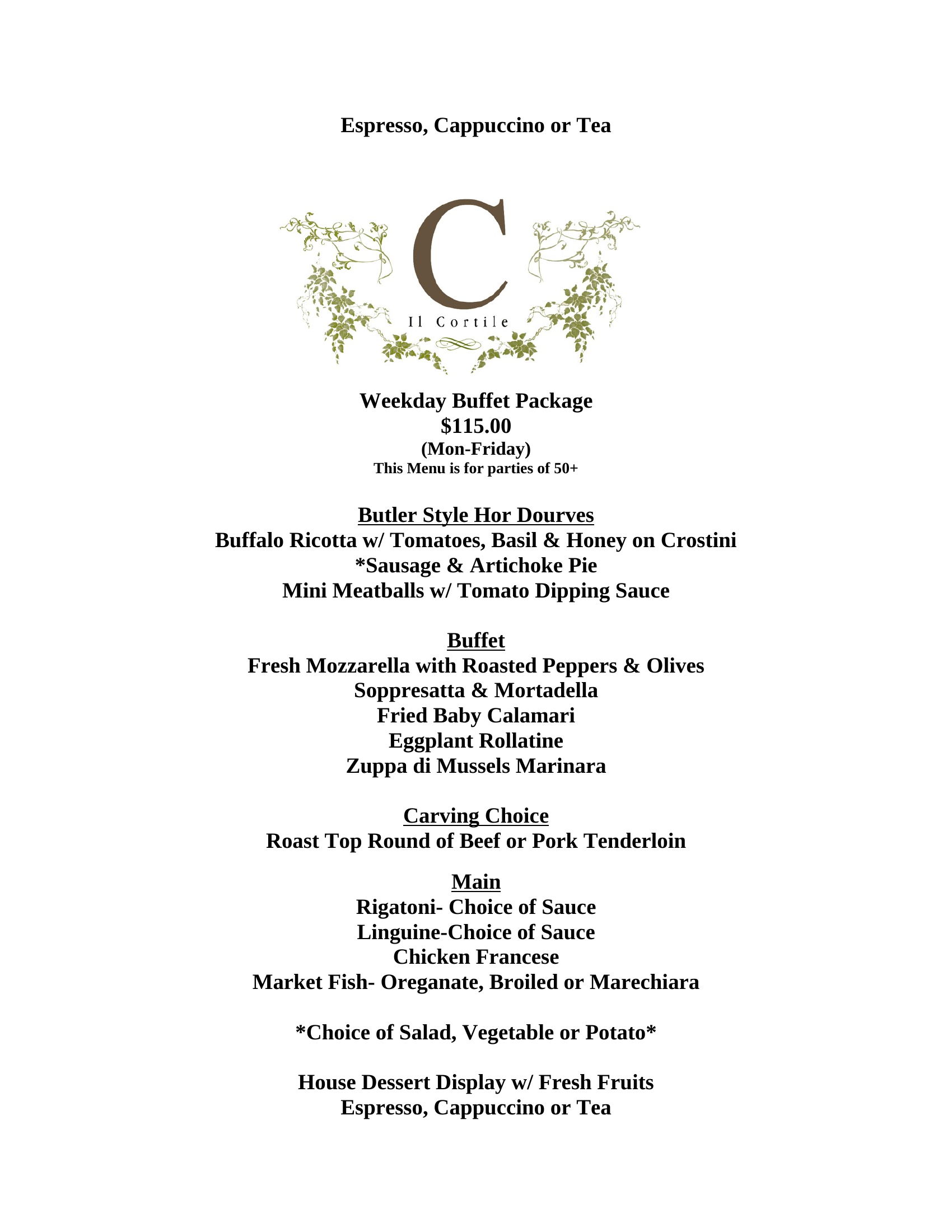 Menu Page 18